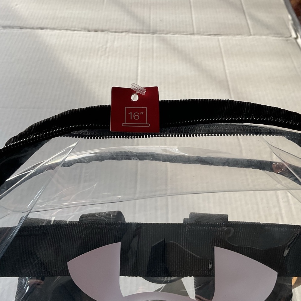 Under Armour Transparent Backpack With Black Acce… - image 6